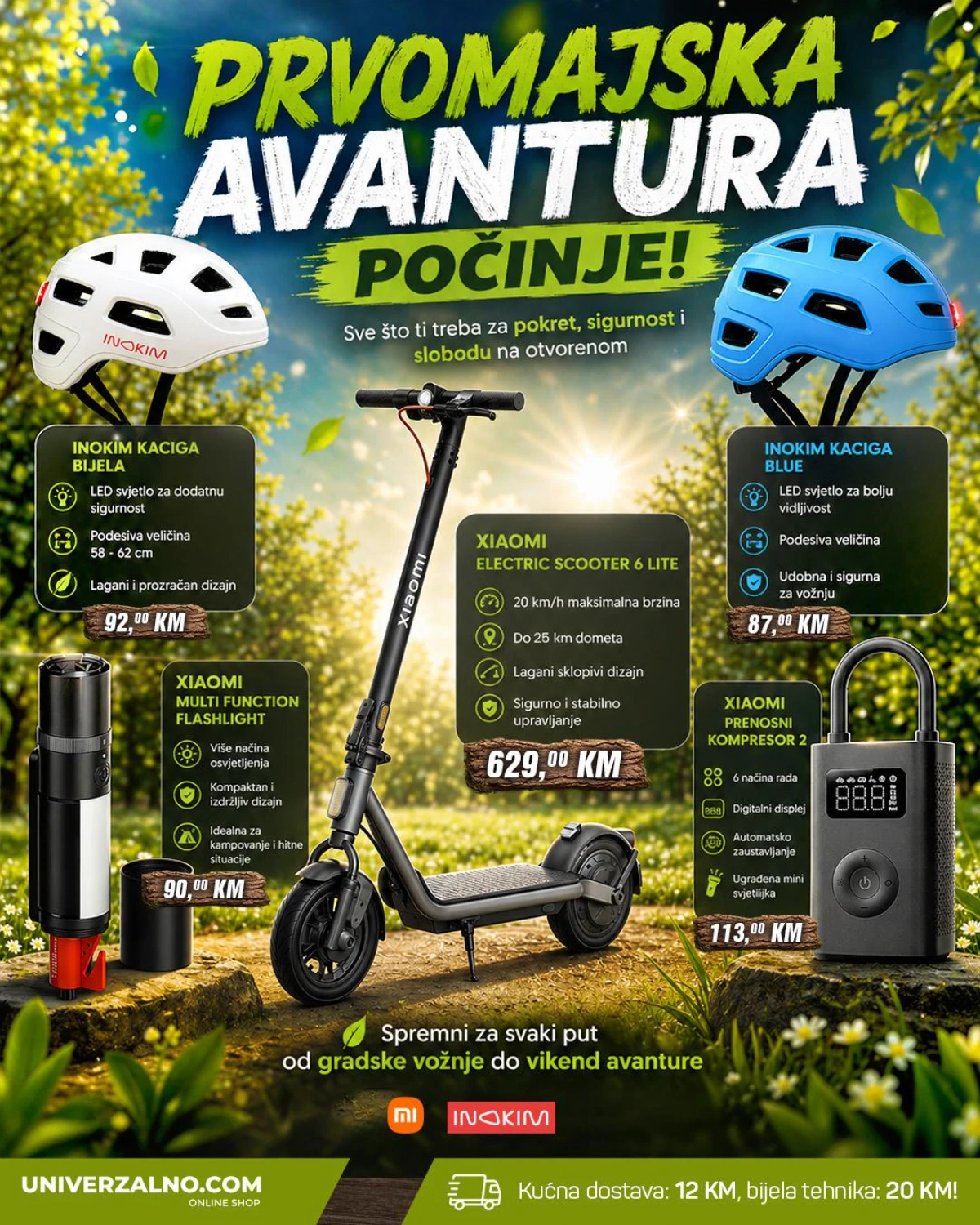 Xiaomi romobil i oprema akcija Univerzalno katalog